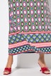 Ogee Print Sleeveless Border Print Dress