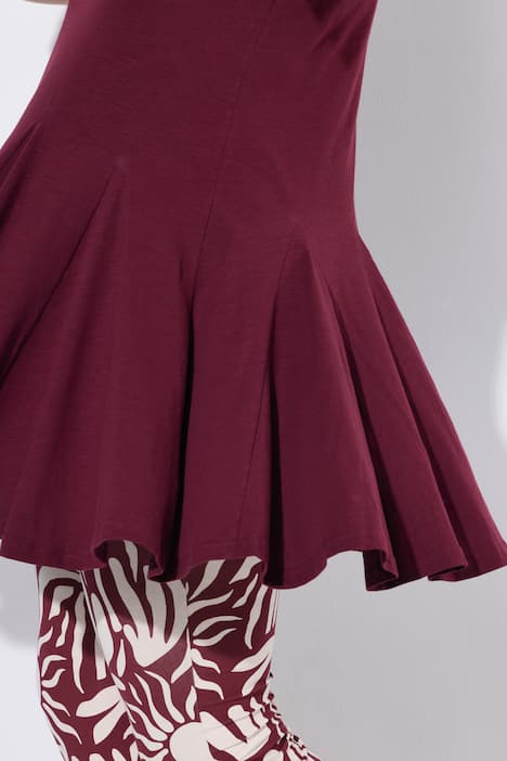 Top, A-Linie, Tunika-Ausschnitt, ärmellos, Biobaumwolle