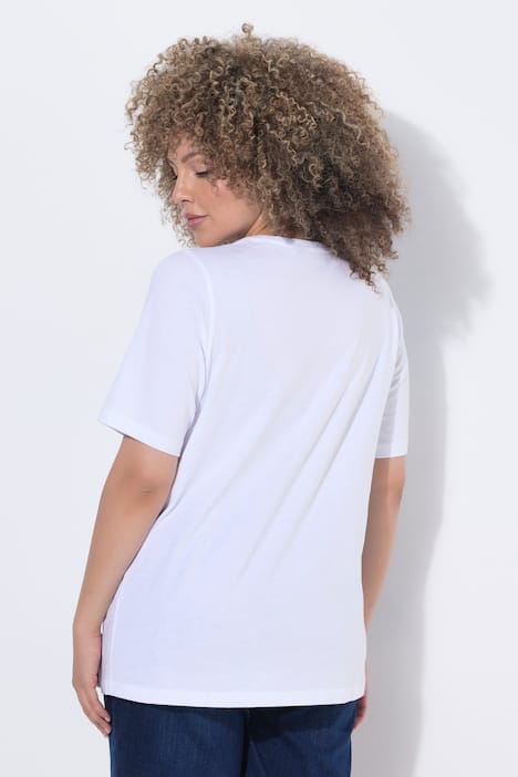 T-Shirt, Seestern, Classic, V-Ausschnitt, Halbarm