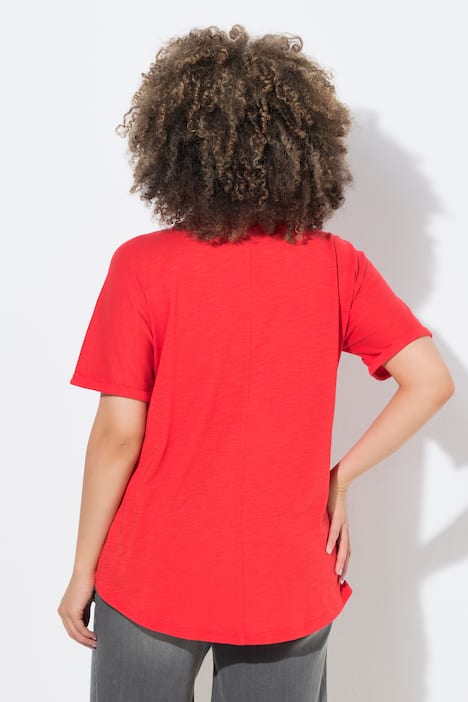 T-Shirt, Meerestiere, Oversized, Rundhals, Halbarm