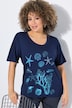 T-shirt, zeedieren, oversized, ronde hals, korte mouwen