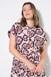 Floral Cap Sleeve Button Down Dress