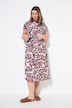 Floral Cap Sleeve Button Down Dress