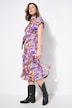 Robe maxi oversize, imprimé cachemire