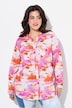 Bluse, lige pasform, batik-pritn, pailletter