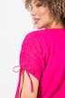 T-shirt, opschrift, oversized, ronde hals, rimpelband