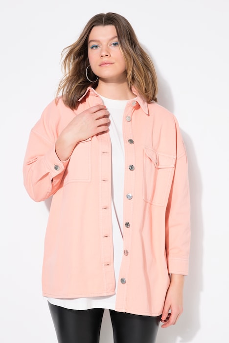 Denim overhemd, oversized