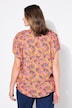 Camiseta tipo blusa, oversize, Paisley, escote en V