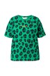 Tričko, oversize, barevný leopardí potisk, výšivka Studio Untold