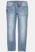 Jean STHUGE ventre confort, denim délavé, coupe Modern Straight Fit 5 poches - jusqu'à la taille 74