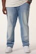 Jean STHUGE ventre confort, denim délavé, coupe Modern Straight Fit 5 poches - jusqu'à la taille 74