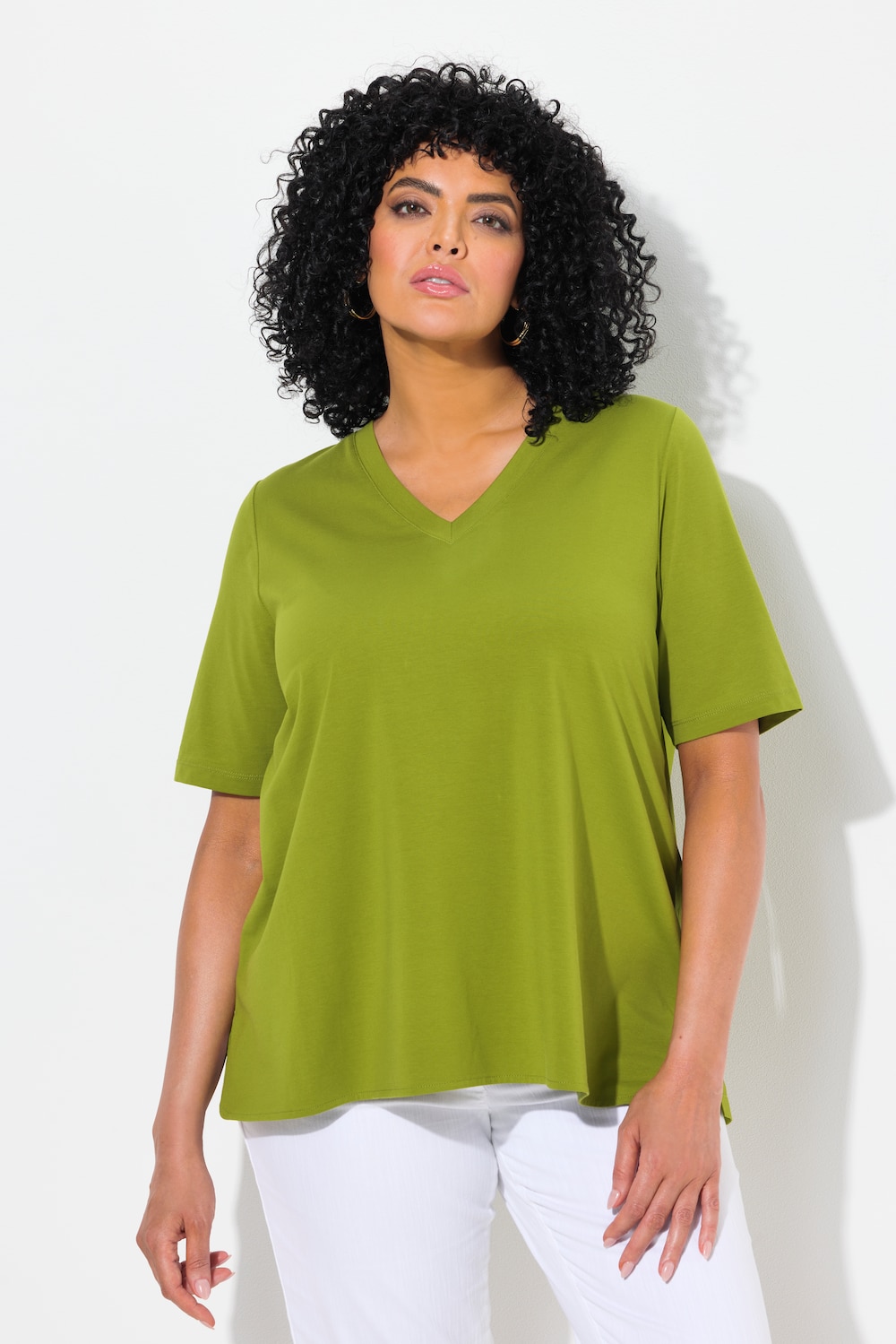 Große Größen T-Shirt, Damen, grün, Größe: 62/64, Ulla Popken