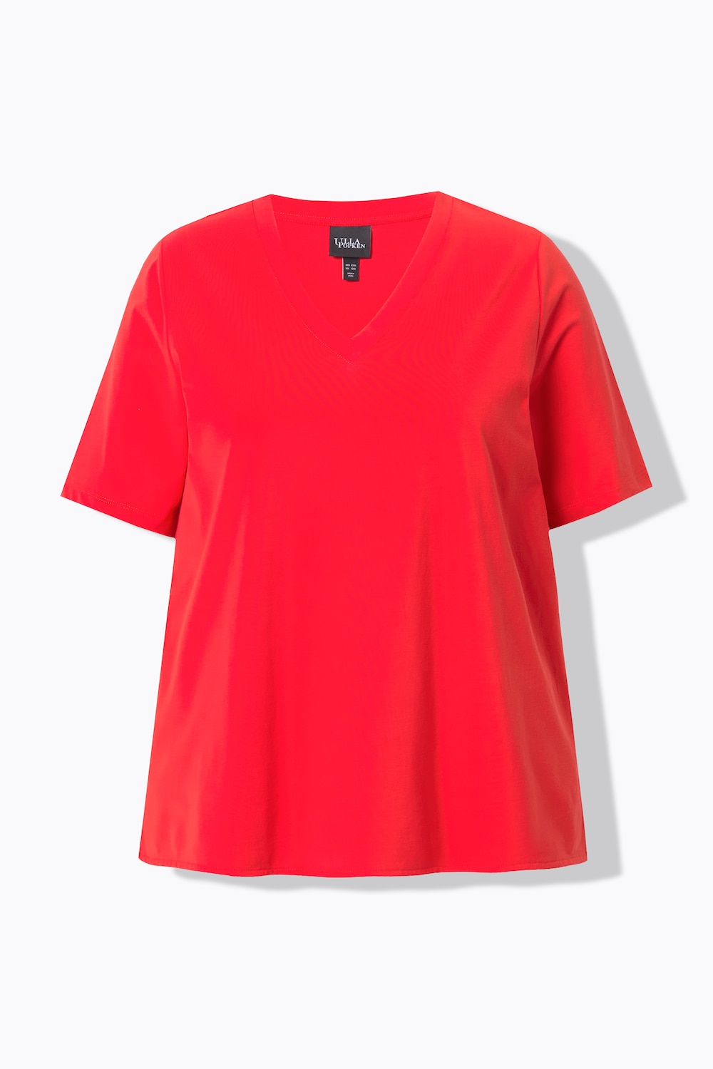 Stora storlekar T-shirt, Dam, röd, storlek: 50/52, Ulla Popken