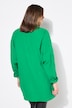 Musselinbluse, oversize, lomme med leopardlap