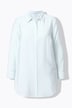 Skjortebluse, lige form, striber