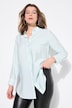 Skjortebluse, lige form, striber