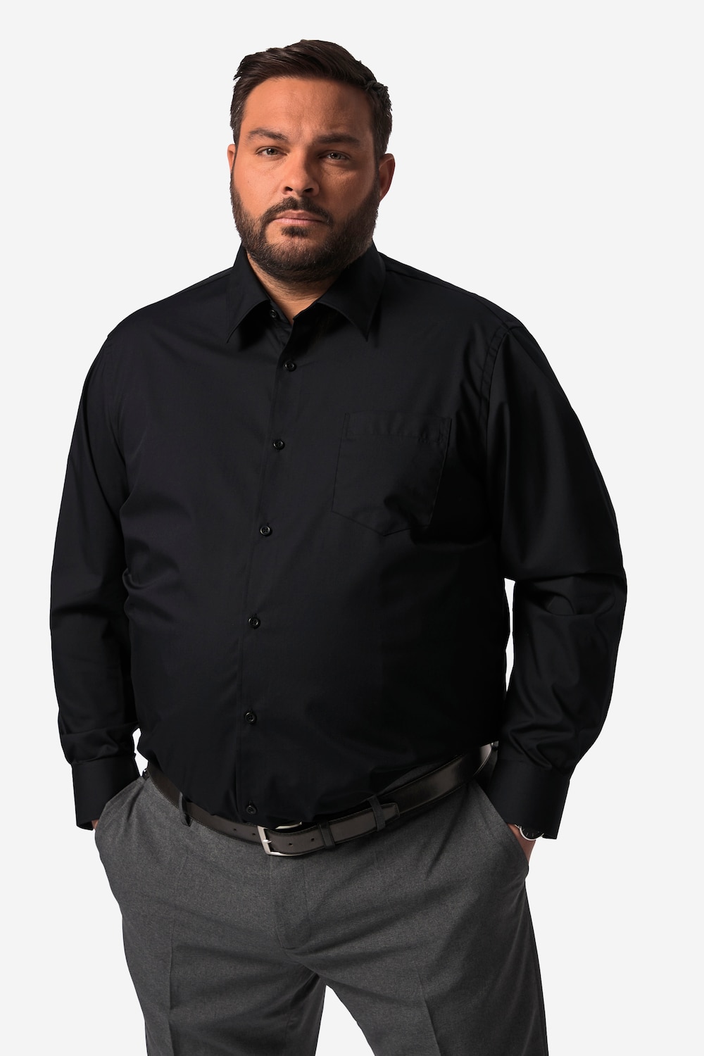 Men+ Businesshemd, Langarm, Easy Care, Kentkragen, Comfort Fit, bis 8 XL