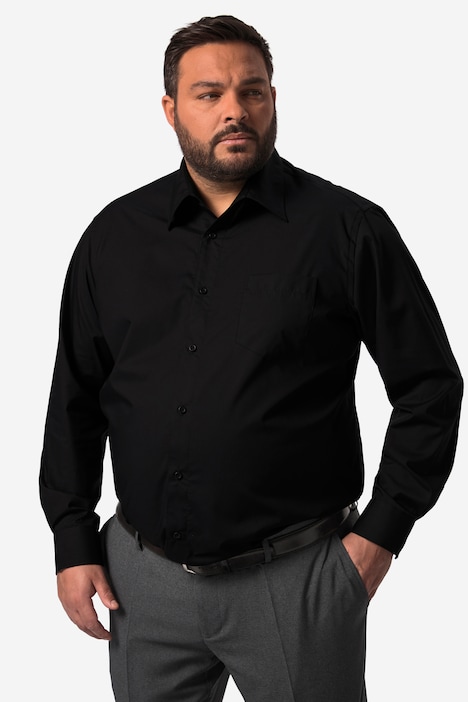 Men+ Businesshemd, lange mouwen, Easy Care, Vario-kraag, Comfort Fit, tot 8 XL