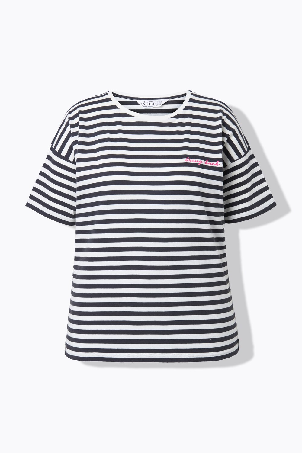 Stora storlekar T-shirt, Dam, grå, storlek: 54/56, Bomull, Studio Untold