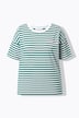 Striped City Embroidered Short Sleeve Tee