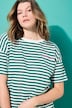 Striped City Embroidered Short Sleeve Tee