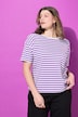 T-shirt dal taglio oversize con righe e ricamo