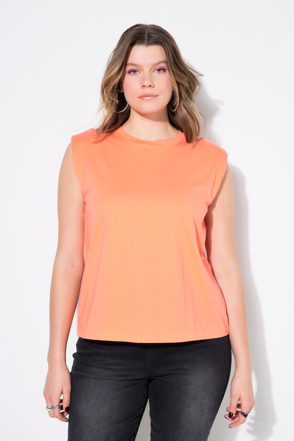 Große Größen T-Shirt, Damen, orange, Größe: 54/56, Baumwolle, Studio Untold