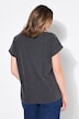 Oversized studded acid-washed T-shirt