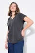 Oversized studded acid-washed T-shirt