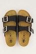 Axelda sandalen, verstelbare dubbele bandjes, gerecycled