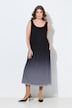 Kleid, ärmellose A-Linie, Mesh, Farbverlauf