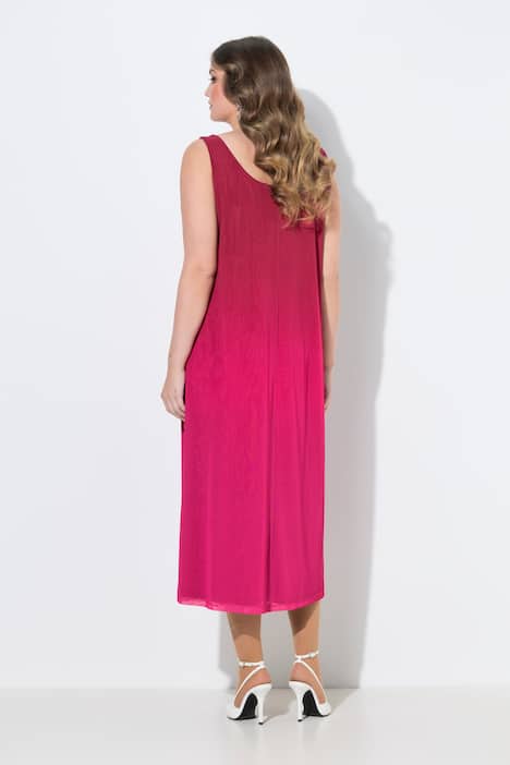 Kleid, ärmellose A-Linie, Mesh, Farbverlauf