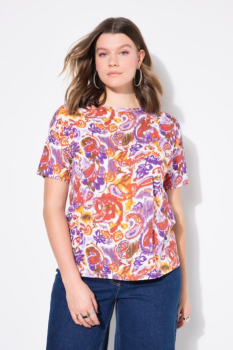 T-Shirt, oversized, Paisley