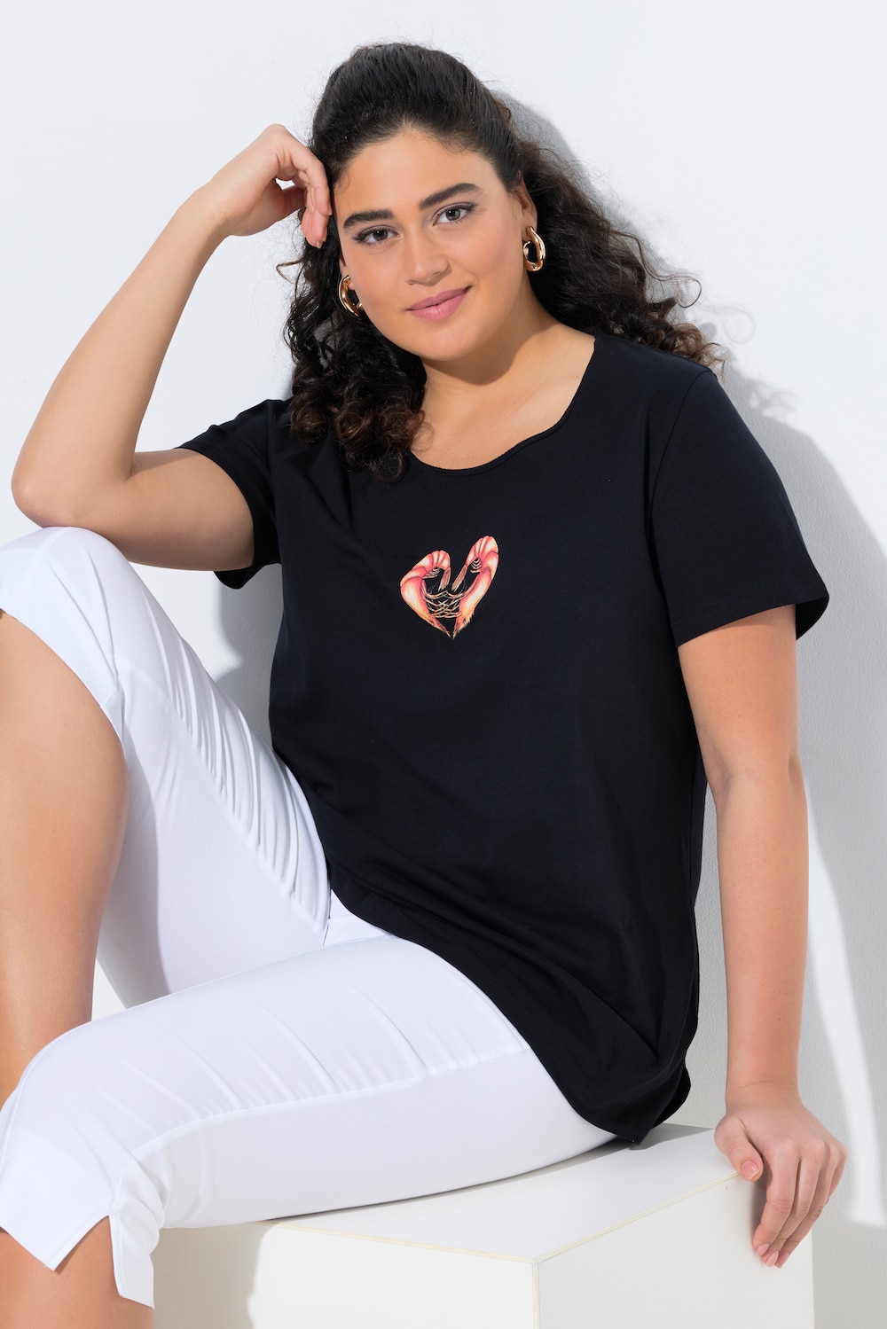T-Shirt, Scampis, Classic, Rundhals, Halbarm