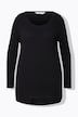 Strickshirt, A-Linie, Langarm