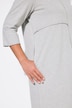 3/4-sleeve open edge sweatshirt dress