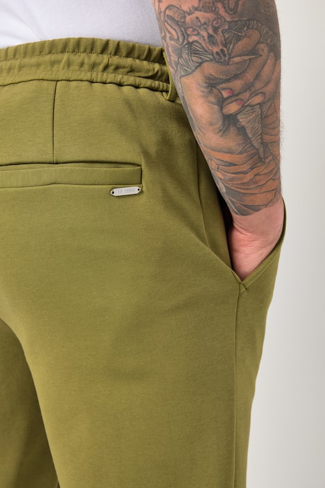 Bermudy z dżerseju JP 1880, chinosy, FLEXNAMIC®, biznes, zestaw modułowy NEW YORK