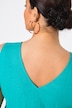 Stufen-Maxikleid, A-Linie, V-Ausschnitt, ärmellos