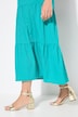 Stufen-Maxikleid, A-Linie, V-Ausschnitt, ärmellos