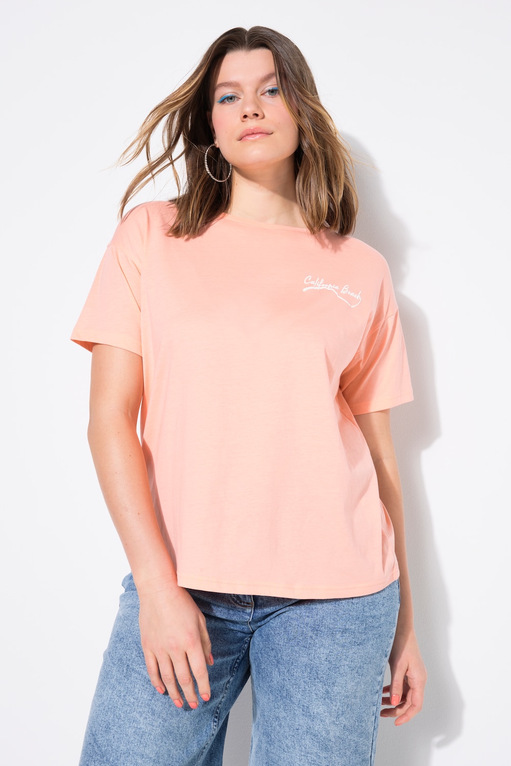 Große Größen T-Shirt, Damen, rosa, Größe: 50/52, Baumwolle, Studio Untold