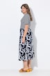 OEKO-TEX half-sleeve V-neck jersey dress