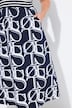 OEKO-TEX half-sleeve V-neck jersey dress