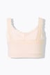 Bustiers, set van 2, kanten randen, ajourtricot