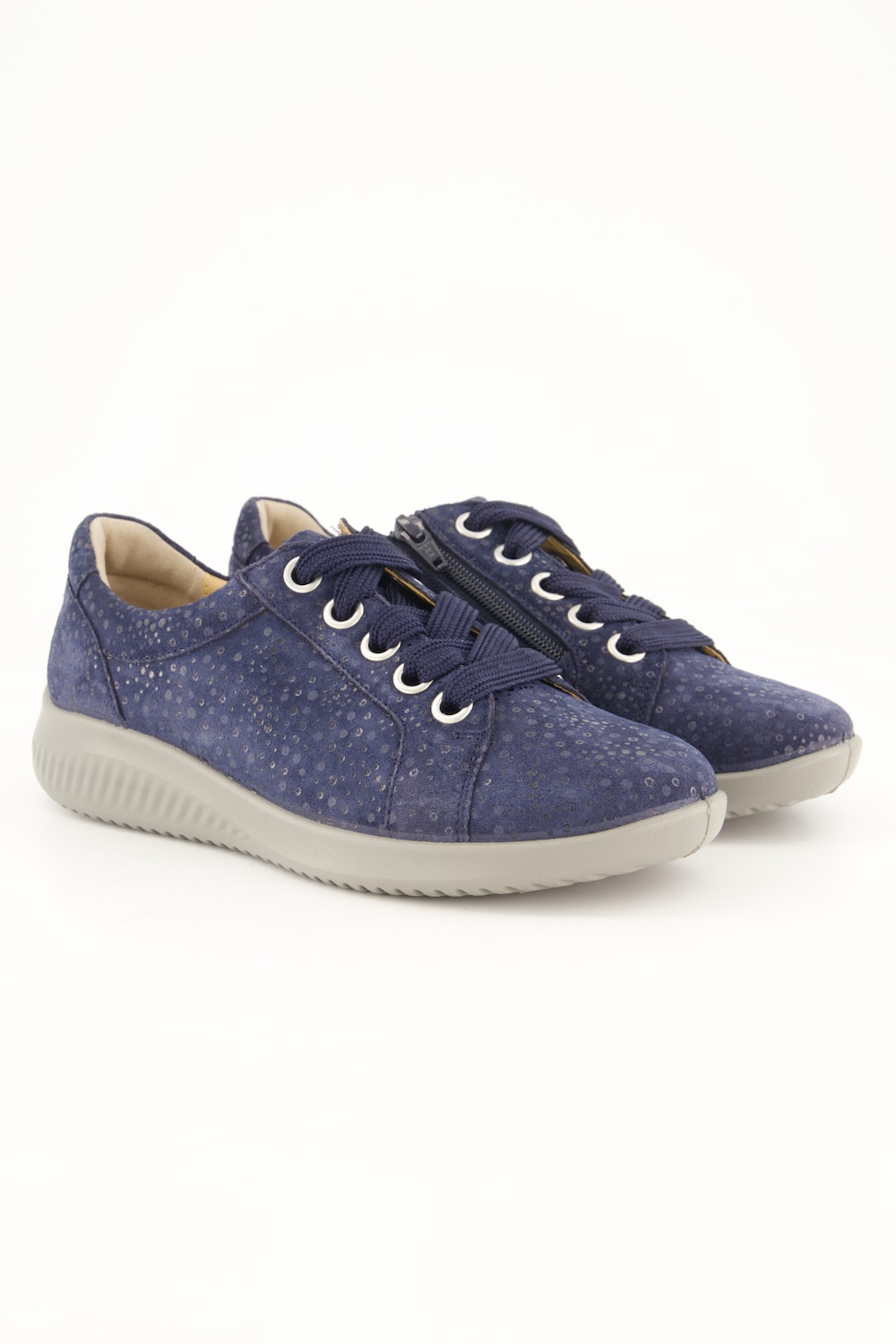 Jomos Leder-Sneaker, Damen, blau, Größe: 40, Leder, Ulla Popken