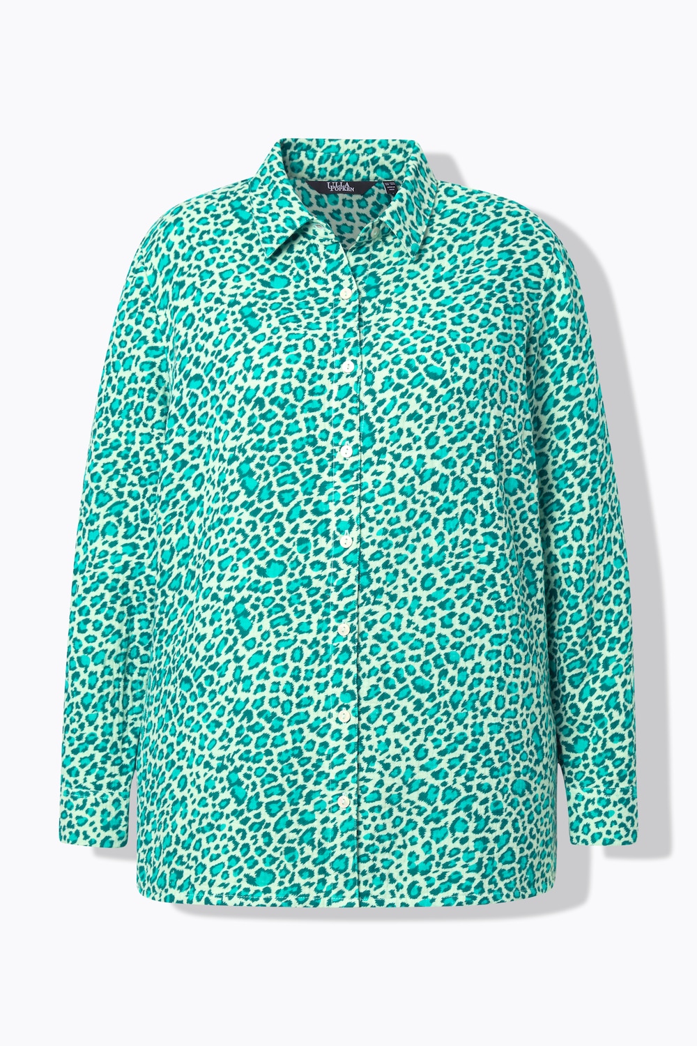 Stora storlekar Blus, Dam, turkos, storlek: 52, Bomull, Angel of Style