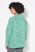 Bluse, oversized, musselin, farvet leopard-print