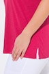 T-Shirt, Palmen, Oversized, V-Ausschnitt, Halbarm