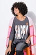 T-shirt, boxy fit, Happy, vintage look