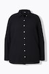 Bluse, oversized, musselin, lange ærmer