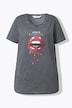 T-shirt, comfort fit, lippenmotief